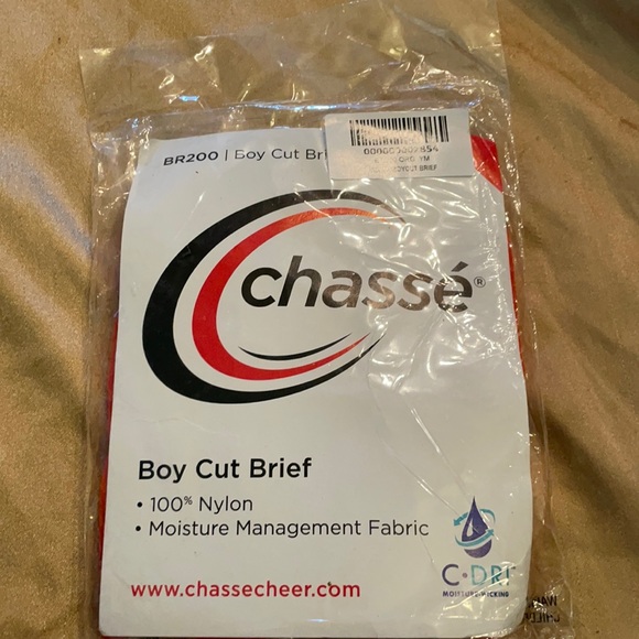 NWT Red Boycut Cheer briefs - Picture 1 of 2